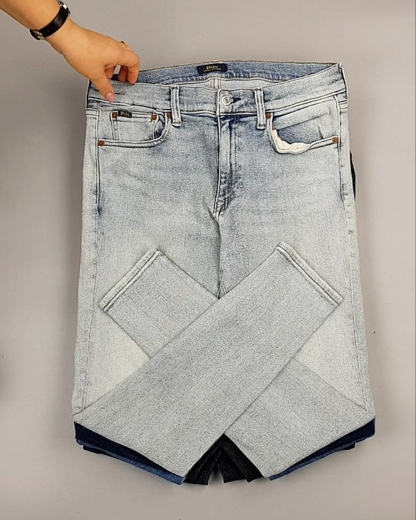 Фотография  648 - Cream Джинсы женские#25 кг оптом в Оренбурге и Оренбургской области