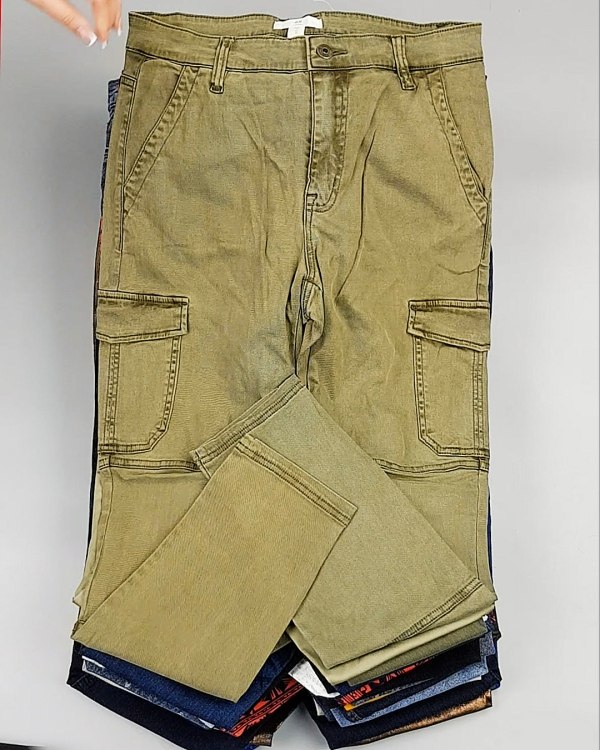 Фотография  520 - А 82202 Брюки женские (Fashion&Skinny Pants)#25 кг оптом в Оренбурге и Оренбургской области