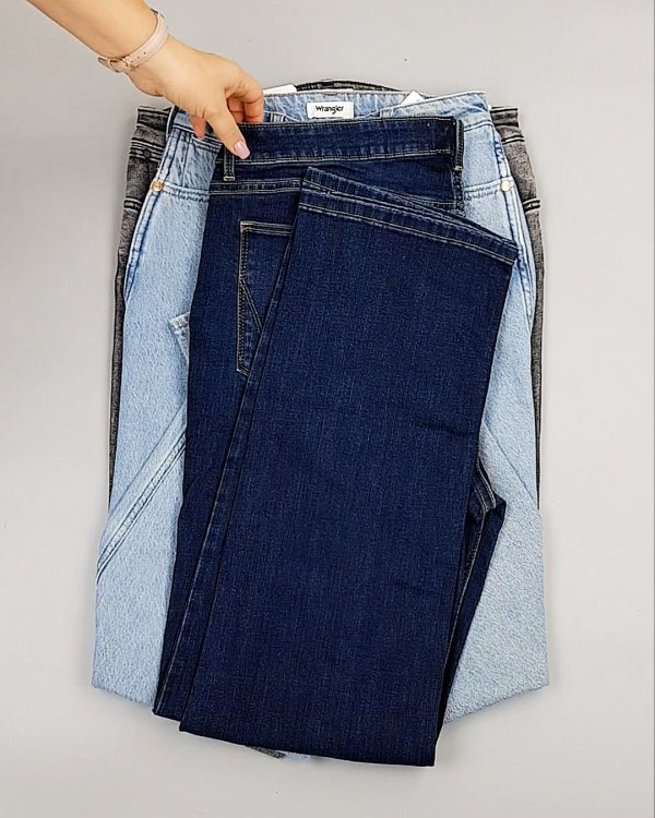 Фотография  155 - Джинсы WRANGLER м/ж#8,1 кг, ЛОТ №7011 оптом в Оренбурге и Оренбургской области