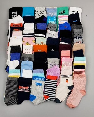 Купить Носки дети СТОК лето#5 кг, ЛОТ №6993 оптом в Оренбурге и Оренбургской области