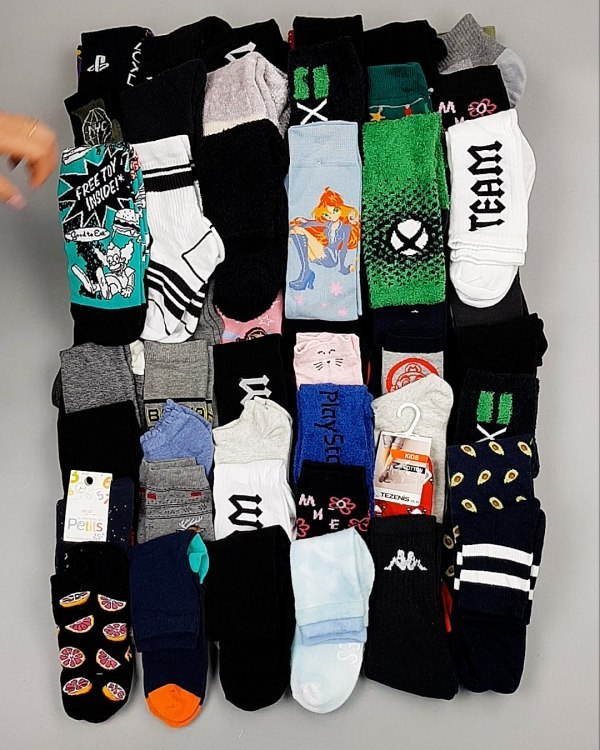 Фотография  487 - Носки дети СТОК зима#5 кг, ЛОТ №6988 оптом в Оренбурге и Оренбургской области