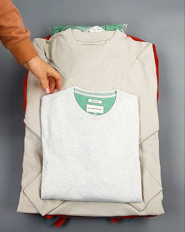 Фотография  787 - Джемпера легкие мужские TOM TAILOR 124#8,7 кг, ЛОТ №7606 оптом в Оренбурге и Оренбургской области