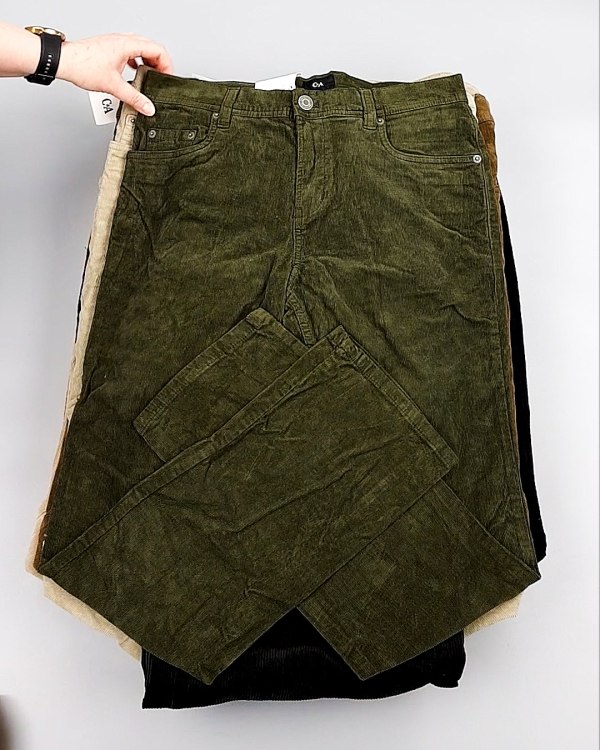 Фотография  682 - Брюки вельветовые м/ж C&A 025#10 кг, ЛОТ №8031 оптом в Оренбурге и Оренбургской области