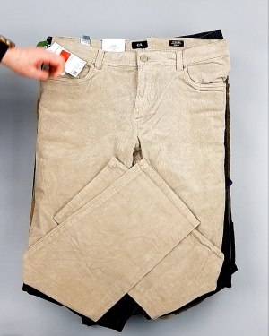 Фотография  796 - Брюки вельветовые м/ж C&A 025#10 кг, ЛОТ №7902 оптом в Оренбурге и Оренбургской области