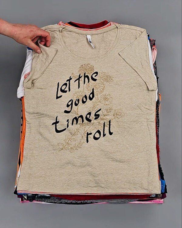 Фотография  357 - Футболки м/ж Cr+Ex#8 кг, ЛОТ № ВК0100 оптом в Оренбурге и Оренбургской области