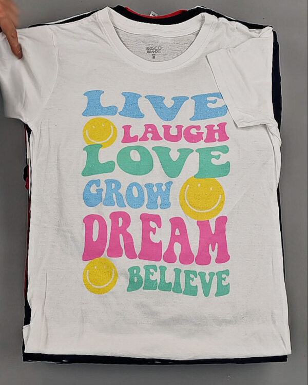 Фотография  868 - Футболки м/ж (Printed T-Shirts New)#5 кг, ЛОТ №8913 оптом в Оренбурге и Оренбургской области