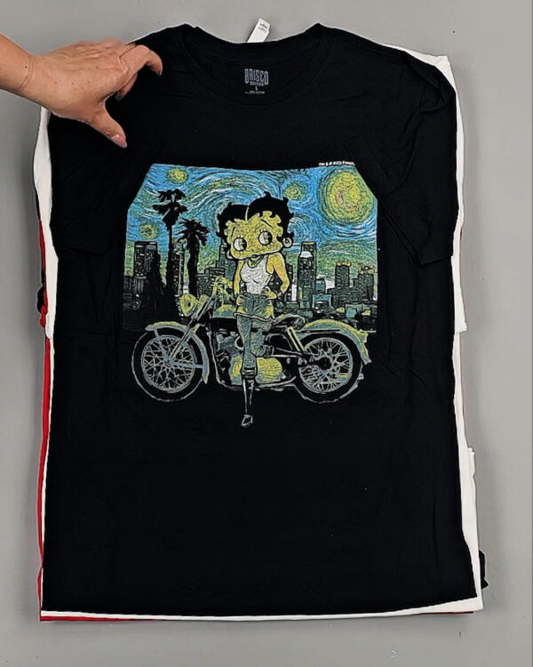 Фотография  909 - Футболки м/ж (Printed T-Shirts New)#5 кг, ЛОТ №8913 оптом в Оренбурге и Оренбургской области