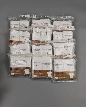 Фотография  265 - Футболка белая муж Корея 085#5 кг оптом в Оренбурге и Оренбургской области