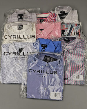 CYRILLUS Men рубашки дл/р AF28 - Сток оптом